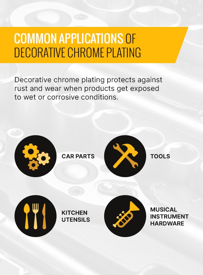 Common Applications of Decorative Chrome