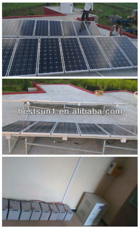 solar collector  BESTSUN solar power system solar panel BFS 2000W 30000W solar collector