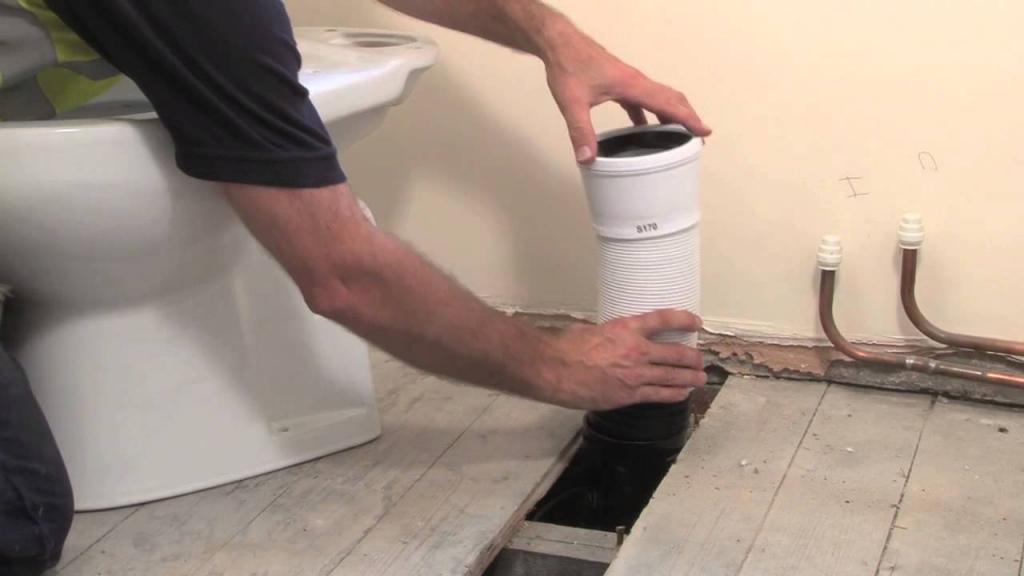 installation of the toilet in gofr