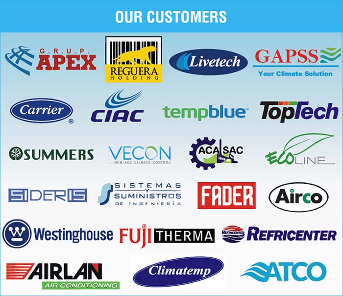 NEWEX HVAC/R Compressor Company customers