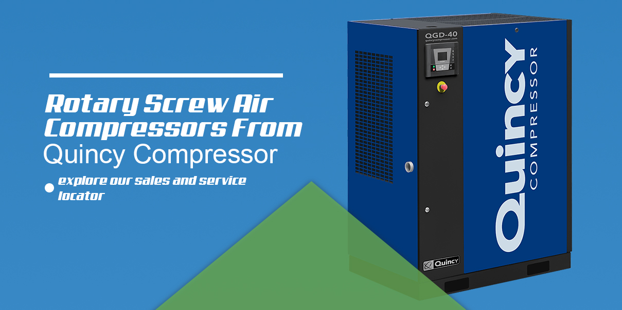 rotary screw air compressors from quincy compressor