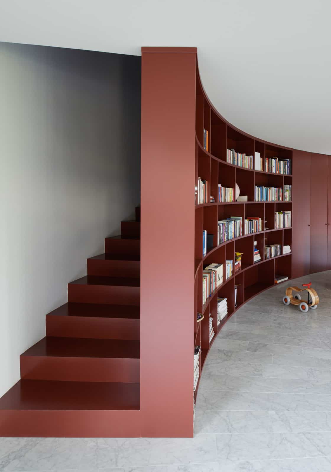 Concealed Staircase Bookshelf Entrance