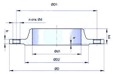 GOST-12821-80-welding-neck-flange-dimensions-PN100-10mpa